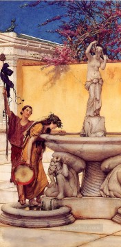  Venus Lienzo - Entre Venus y Baco Romántico Sir Lawrence Alma Tadema